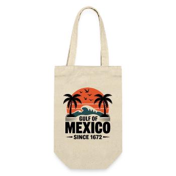 Gulf of Mexico Since 1672 Retro Beach Vibes - Gift Bag for Bottles - nature - Front