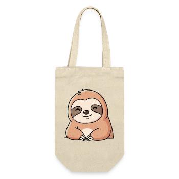 Cute Sloth Cartoon Design - Gift Bag for Bottles - nature - Front