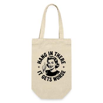 Stay tuned, it's getting worse - Gift Bag for Bottles - nature - Front