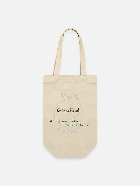 Grünes Band - Gruen ist heute - Geschenkbeutel für Flaschen - Natur