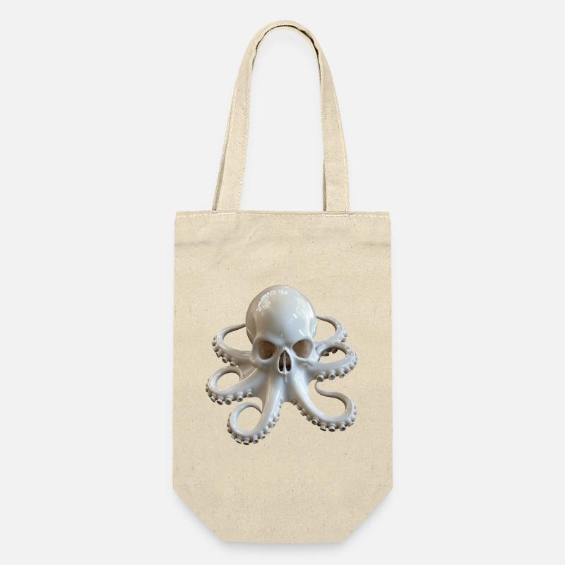 Skull Octopus Fusion - Sac à bouteille - nature