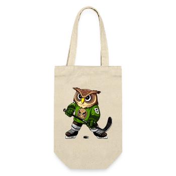 Eule Eishockey - Gift Bag for Bottles - nature - Front