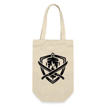 Döner Symbol Dönerskeß - Gift Bag for Bottles - nature - Front