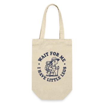 Wandering Turtle Wait For Me Small Legs - Gift Bag for Bottles - nature - Front