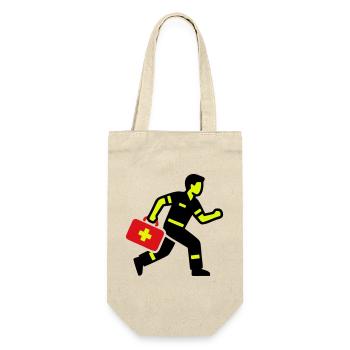 Trousse d’urgence pour médecin ambulancier - Sac à bouteille - nature - Devant