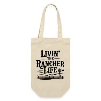 Livin' The Rancher Life - Gift Bag for Bottles - nature - Front