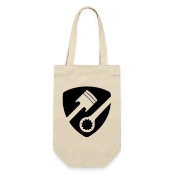 Automotive Mechatronics Technician Piston and Tool - Gift Bag for Bottles - nature - Front