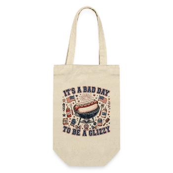 Today is a bad day to get a glizzy hot dog - Gift Bag for Bottles - nature - Front