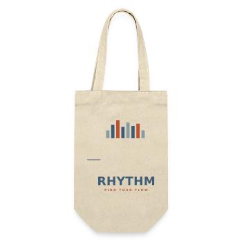rhythm_design - Geschenkbeutel für Flaschen - Natur - Vorne