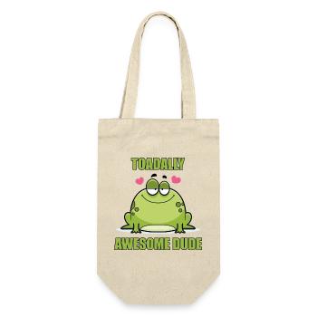 Toadally Awesome Dude - Gift Bag for Bottles - nature - Front