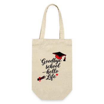 Abitur - Gift Bag for Bottles - nature - Front
