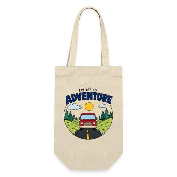 Say Yes to Adventure Van - Gift Bag for Bottles - nature - Front