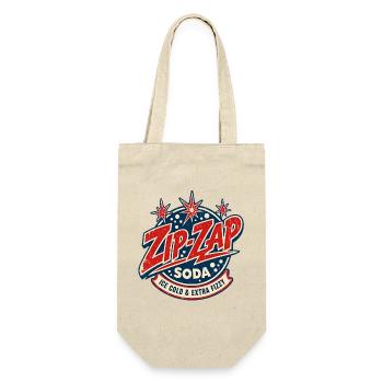 Zip-Zap Retro Soda - Geschenkbeutel für Flaschen - Natur - Vorne