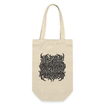No Fake Heavy Metal - Geschenkbeutel für Flaschen - Natur - Vorne