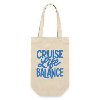 Cruise Life Balance - Geschenkbeutel für Flaschen - Natur - Vorne