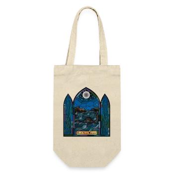Loch Ness Monster Buntglas - Geschenkbeutel für Flaschen - Natur - Vorne