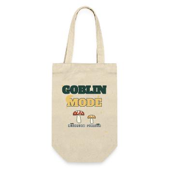 Goblin-Modus Pilzsammler - Geschenkbeutel für Flaschen - Natur - Vorne