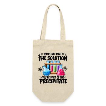 Lustige Chemie-Wissenschaftslehrerin Labor-Geek-Kunst - Geschenkbeutel für Flaschen - Natur - Vorne