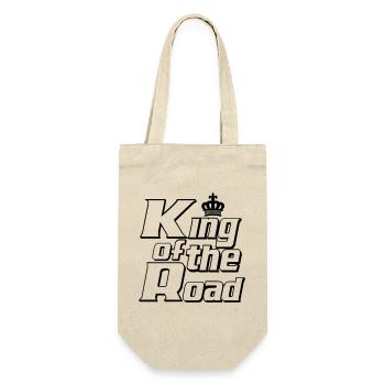 LKW Fahrer,LKW ,Trucker Fun King of the ..(25) - Geschenkbeutel für Flaschen - Natur - Vorne