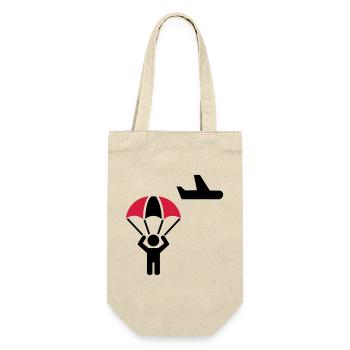 parachutist - Gift Bag for Bottles - nature - Front