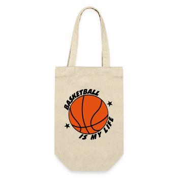 Basketball - Gift Bag for Bottles - nature - Front