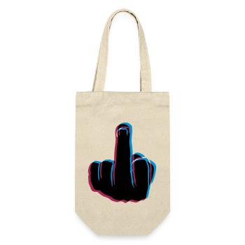 Fuck You 3D - Gift Bag for Bottles - nature - Front