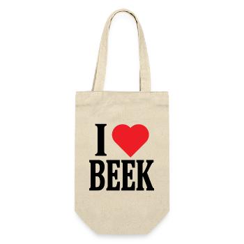 t-shirt J’adore Beek Nederland idée cadeau - Sac à bouteille - nature - Devant
