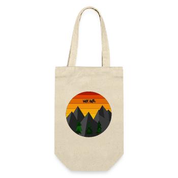 Hiking geometric - Gift Bag for Bottles - nature - Front