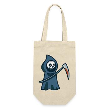 CUTE REAPER - Geschenkbeutel für Flaschen - Natur - Vorne