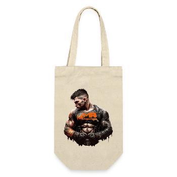 MMA Fighter - Geschenkbeutel für Flaschen - Natur - Vorne