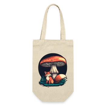 CHAMPIGNON ET RENARD - Sac à bouteille - nature - Devant