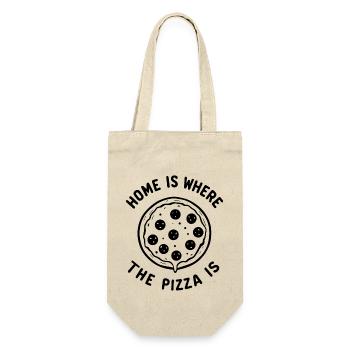 Home is Where the Pizza is - Gift Bag for Bottles - nature - Front