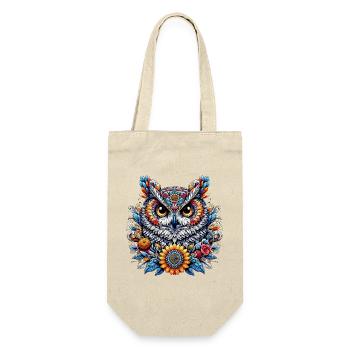 Owl - Gift Bag for Bottles - nature - Front