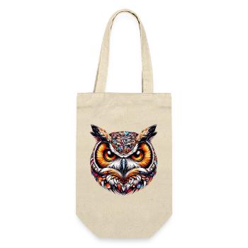 Owl - Gift Bag for Bottles - nature - Front