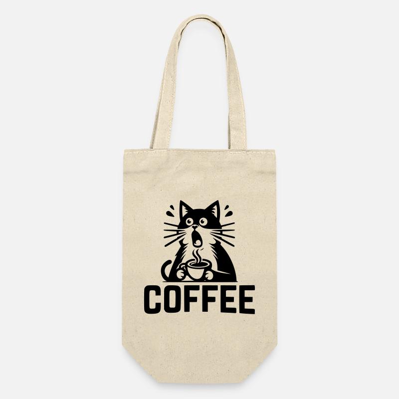 Café pour chat - Sac à bouteille - nature