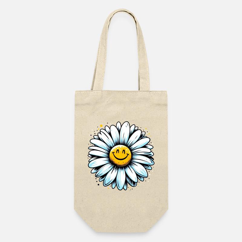Gänseblümchen - Geschenkbeutel für Flaschen - Natur