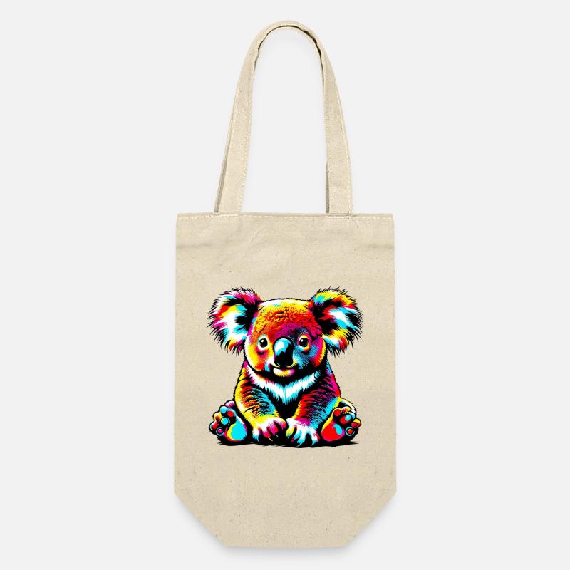 Koala - Geschenkbeutel für Flaschen - Natur