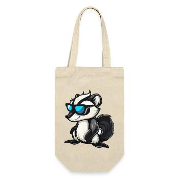 Skunk Comic Cool - Gift Bag for Bottles - nature - Front