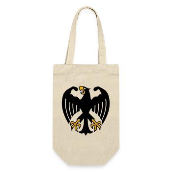 German Fitness Federal Eagle with Muscles - Gift Bag for Bottles - nature - Front