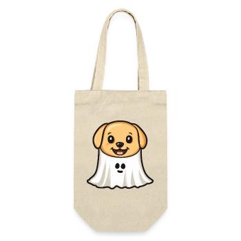 Golden Retriever Dog Halloween Ghost - Gift Bag for Bottles - nature - Front