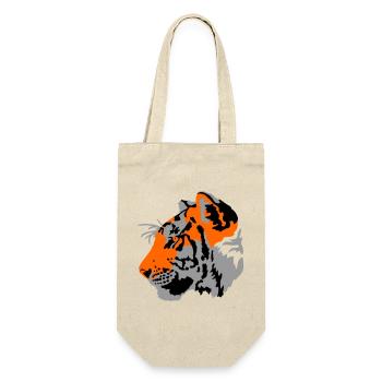 Tigre - Sac à bouteille - nature - Devant