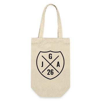 JGA 2026 - Bachelor Party - JGA 26 Coat of Arms - Gift Bag for Bottles - nature - Front