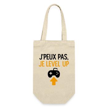 J’peux pas – je level up Geek Gamer Gaming - Sac à bouteille - nature - Devant