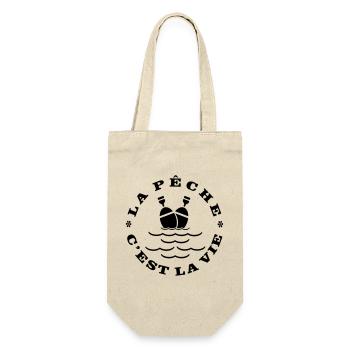 Fishing is life - Gift Bag for Bottles - nature - Front