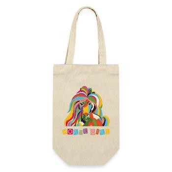 Horse Girl – Pop Art coloré de chevaux - Sac à bouteille - nature - Devant