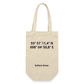 Red Sand Lighthouse - Maritime North Sea Baltic Sea - Gift Bag for Bottles - nature - Front