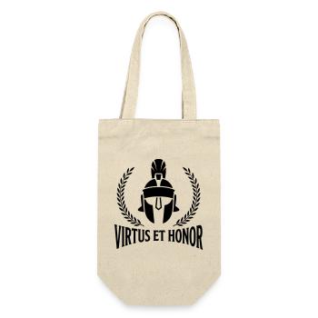 Virtus Et Honor Latin  - Motivational Quote - Gift Bag for Bottles - nature - Front