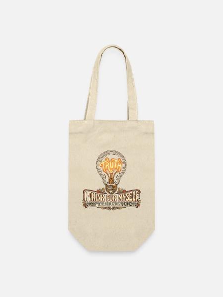 Find The Truth - Geschenkbeutel für Flaschen - Natur