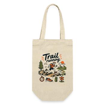 0135 - Geschenkbeutel für Flaschen - Natur - Vorne
