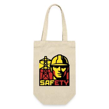 Electrician Power Pole Logo - Gift Bag for Bottles - nature - Front